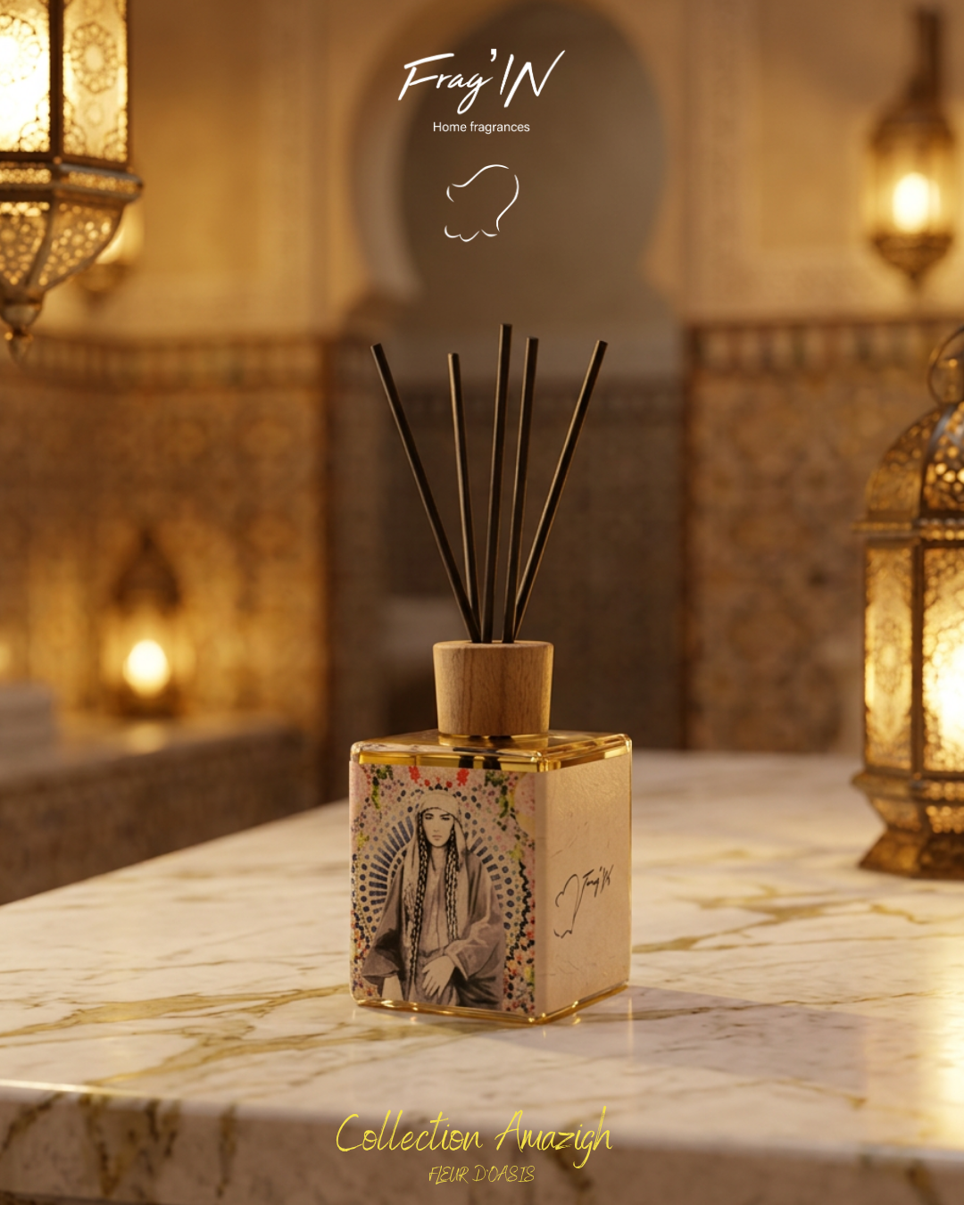 Diffuseur à Bâtonnets Fleur d'Oasis